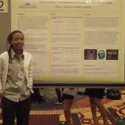 WPA 2012 Student in front of Poster 3