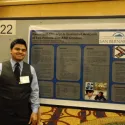 WPA 2012 Student in front of poster