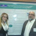 Dr. Chavez with student