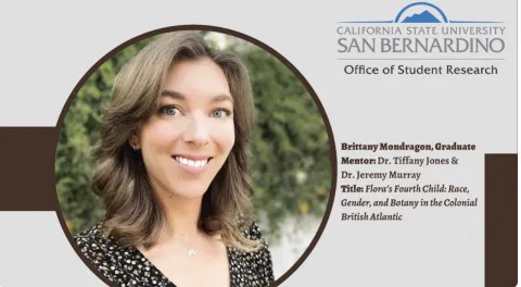 Brittany Mondragon, Graduate Mentor: Dr. Tiffany Jones & Dr. Jeremy Murray