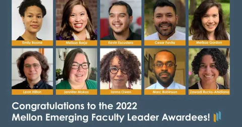 Congratulations to the 2022 Emerging Faculty Leader Awardees