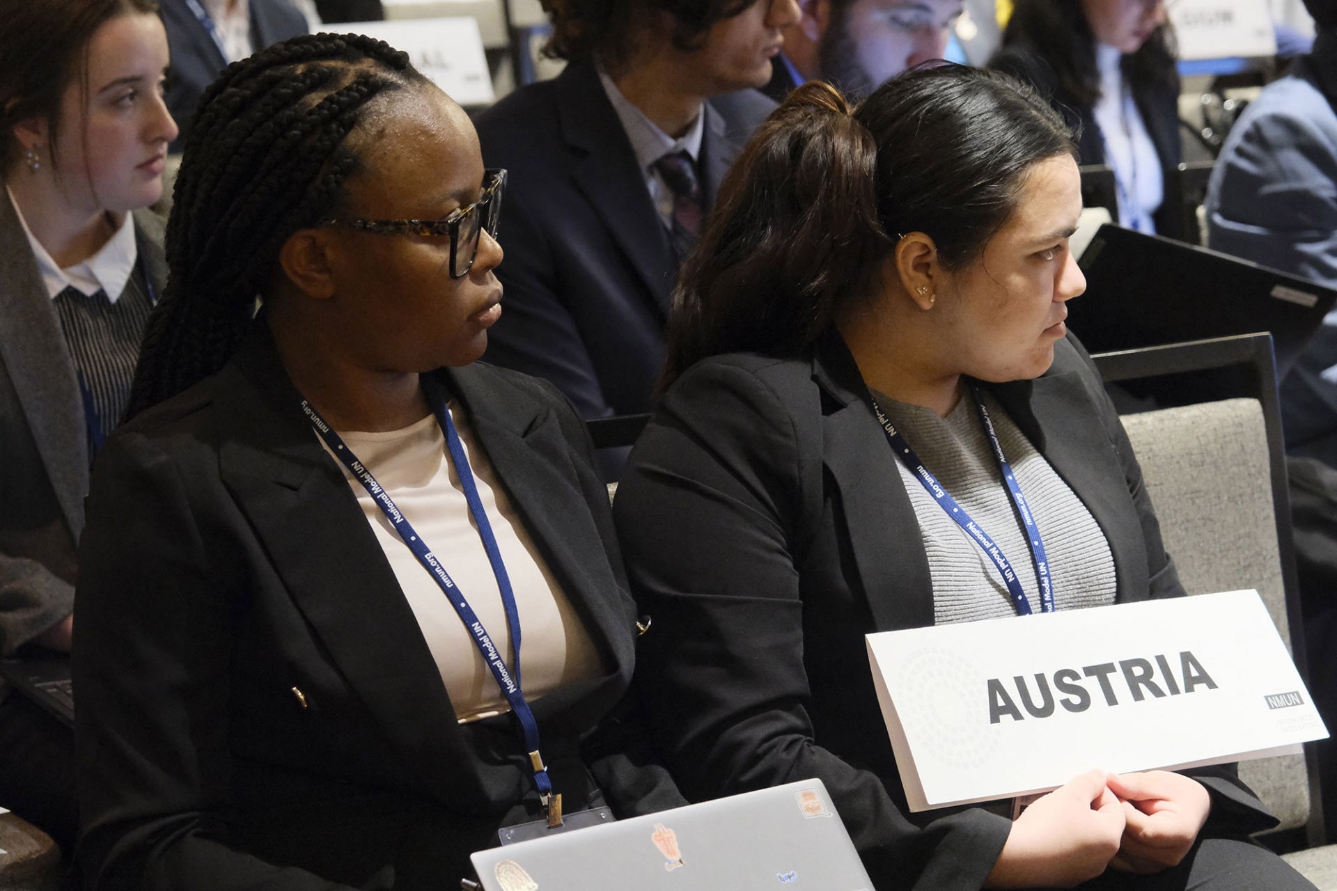The CSUSB Model UN team represented the nation of Austria at the national conference.